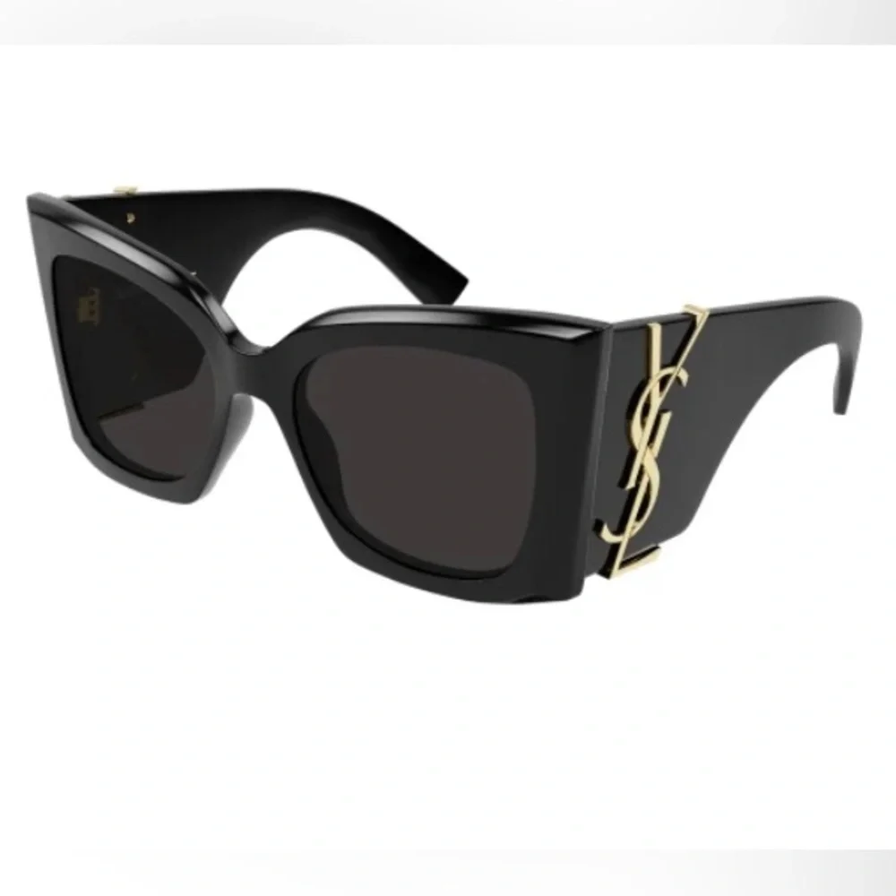Authentic Saint Laurent SL M119 BLAZE cat eye Sunglasses with gold YSL emblem - Picture 6 of 16
